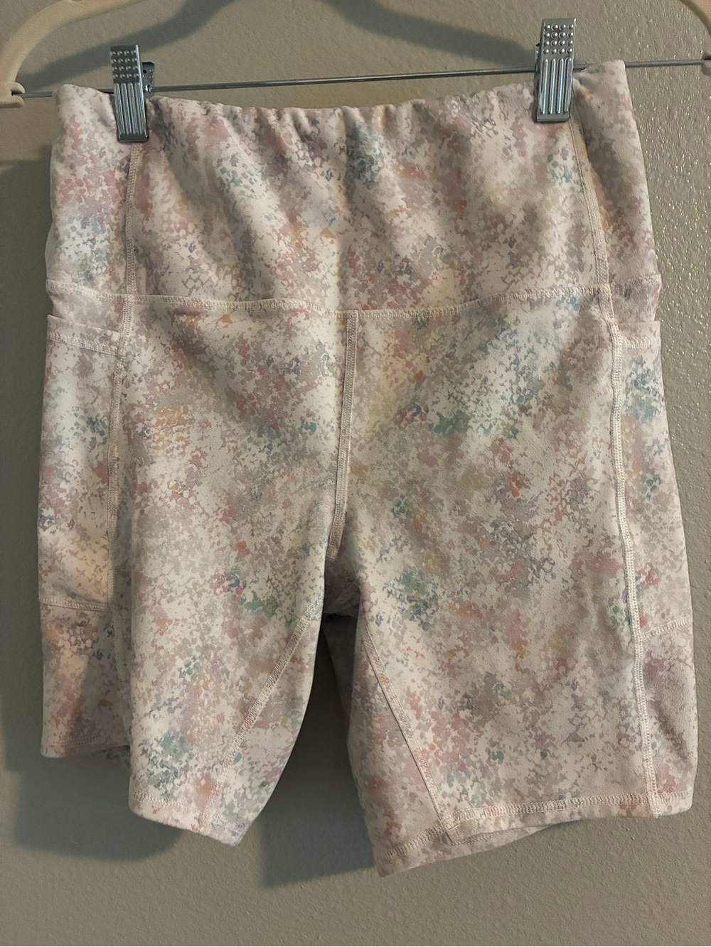 RBX Pastel Multi High-Rise Bike Shorts
